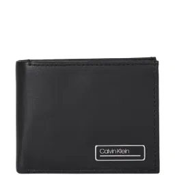 CALVIN KLEIN Black PRIMARY L 5CC Leather Bi-Fold Wallet-image-4
