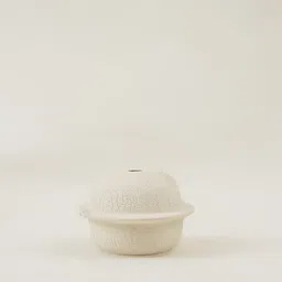PUREZENTO White Pluto Textured Ceramic Vases image 2