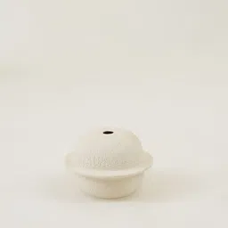 PUREZENTO White Pluto Textured Ceramic Vases image 3