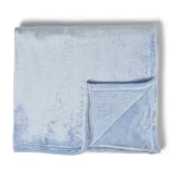 MiArcus Blue Polyester 150 TC Solid Baby Blanket-picture-36