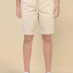 Allen Solly Junior Kids Beige Cotton Printed Shorts-picture-46