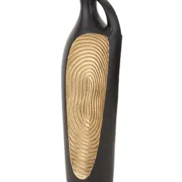 De Maison Decor Black Aluminium Art Vase image 3