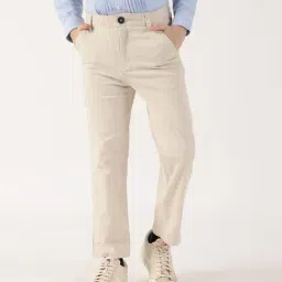 One Friday Kids Beige Trousers-image-40