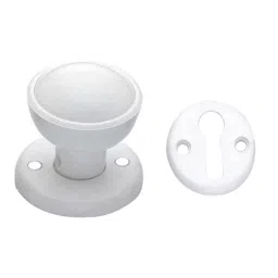 Screw Tight Plastic Painted Door Knob R081201WHT-picture-14