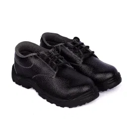 Robustt PVC Single Density Strong Toe Low Ankle Black Safety Shoe Size 11-picture-37