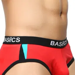 BASIICS by La Intimo Red & Yellow Printed Briefs (Pack of 2) image 4