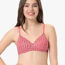 Every De by Amante Pink Non Padded Non Wired Full Coverage Bra-picture-27