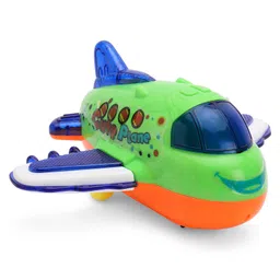 KV Impex Bump and Go Airplane with Music and Lights - ( Color And Print May Vary)-image-5