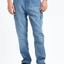 MARTIN SMITH Men Relaxed Cargos Trousers-image-78