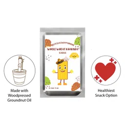 littlecherrymom Littlecherrymom's Whole Wheat Khakhra - Garlic Flavour (100g x 2) image 3