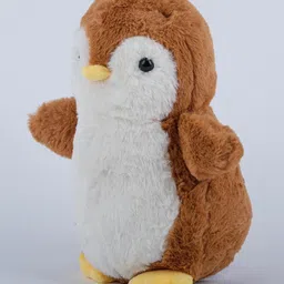 DukieKooky Kids Brown & White Penguin Soft Toy,Height - 25 cm image 3