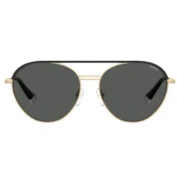 Polaroid Grey Round UV Protected Sunglasses for Men image 3