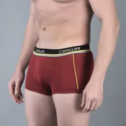 Dollar Bigboss Assorted Cotton Regular Fit Trunks - Pack Of 3 image 3