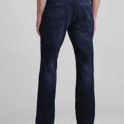 Jack & Jones Dark Blue Bootcut High Rise Jeans image 3