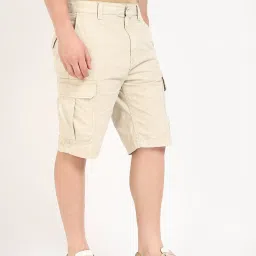 TOMMY HILFIGER Beige Regular Fit Solid Shorts image 3
