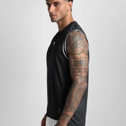 Puma Black Regular Fit Tank Tee image 3
