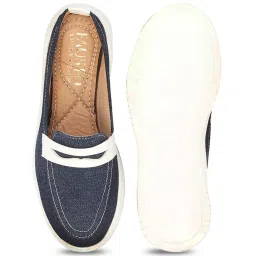 Fausto Women's Navy Mule Shoes image 3