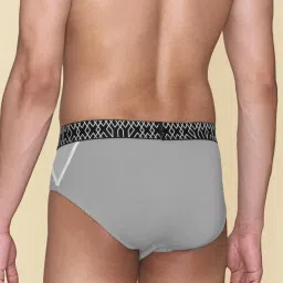 XYXX Multicolored Cotton Regular Fit Printed Briefs - Pack Of 3 image 3