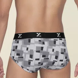 XYXX Multicolored Slim Fit Printed Briefs - Pack Of 3 image 3