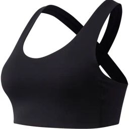 New Balance Black Round Neck Sports Bra-picture-2