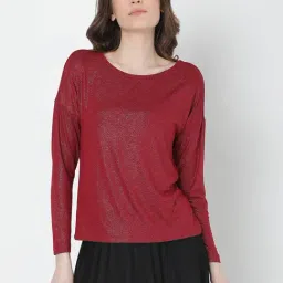 Vero Moda Red Textured Top-image-35
