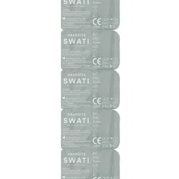 Swati Cosmetics Coloured Contact Lenses - Graphite (1 Day, Power - 5.50) image 2