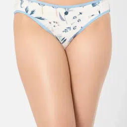 Clovia White Printed Bikini Panty-picture-41