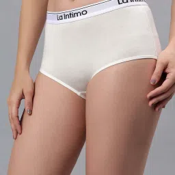 La Intimo Cream Comfort Fit Panties image 3