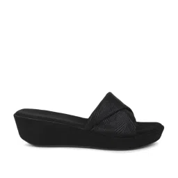 Inc.5 Women's Black Casual Wedges image 3