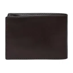 Spykar Brown Small Leather Bi-Fold Wallet For Men image 3