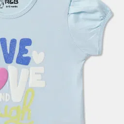 R&B Kids Blue Graphic Regular Fit Top image 3
