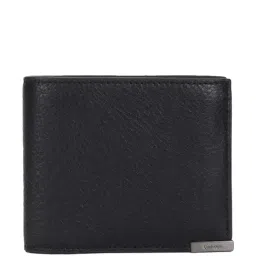 CALVIN KLEIN Black 5CC Leather Trifold Coin Wallet-picture-21