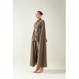 AAKAAR Blazer & Trousers With Belt Co-Ords image 5