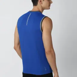 Peter England Blue Slim Fit Vests image 2