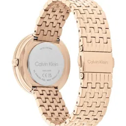 CALVIN KLEIN 25100068 Twisted Bezel Analog Watch for Women image 3