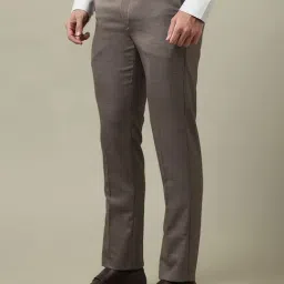 Arrow 1851 Autoflex Brown Self Trousers image 3