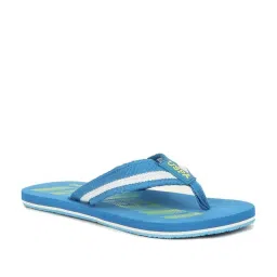 U.S. Polo Assn. Men's Ingrid Blue & White Flip Flops image 3