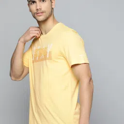 ALCIS Anti Static Yellow Regular Fit Sports T-Shirt image 3