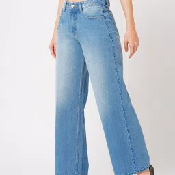 Globus Light Blue Cotton Regular Fit Mid Rise Jeans image 3