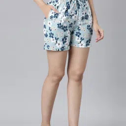 go colors! Go Colors Blue Printed Lounge Shorts image 3