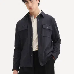 Rare Rabbit Grey Regular Fit Jacket-picture-19