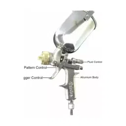 ADN-POWER 1.4 mm Nozzle Spray Gun with 1 Pint Capacity Stainless Steel Reservoir, 313 image 3