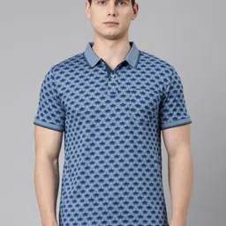 Classic Polo Men Printed Polo Collar Pockets Slim Fit T-shirt-picture-38