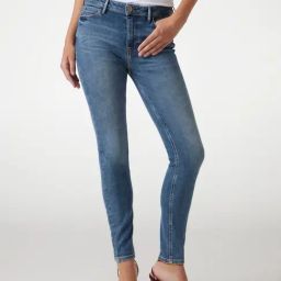 Guess Blue Cotton Solid Jeans-picture-24
