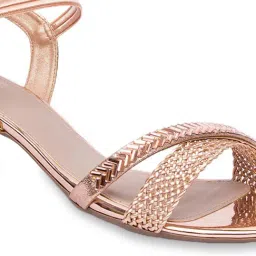 Inc.5 Women's Rose Gold Ankle Strap Sandals image 4