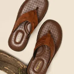 Regal Men's Comfort Tan Casual Sandals-image-67