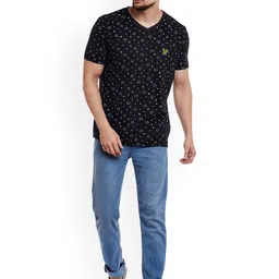 mack jonney VIMAL JONNEY Men Pack of 2 V-Neck T-Shirts image 5