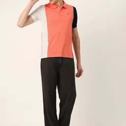 Parx Colourblocked Polo Collar T-shirt image 5