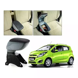 Auto Pearl Grey Leatherette Car Armrest Console Box for Eon, BARM174-image-12