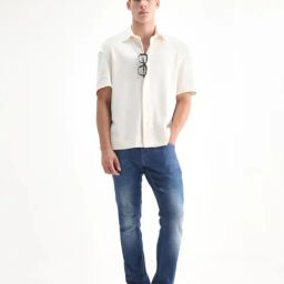 Rare Rabbit Blue Cotton Solid Slim Fit Jeans-picture-34